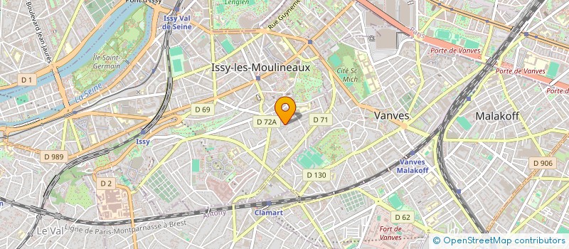 localisation de l'entreprise ASS INTERNATIONALE ENERGIE VITALE à ISSY-LES-MOULINEAUX