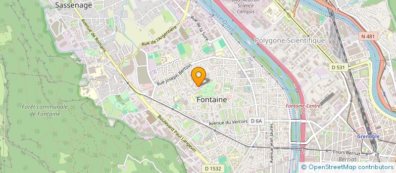 localisation de l'entreprise ASS INTERNATIONALE RECHERCHE ARTISTIQUE  FONTAINE