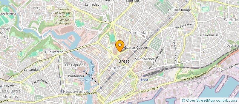 localisation de l'entreprise ASS INTERNES DE BREST ET CHEFS CLINIQUE à BREST