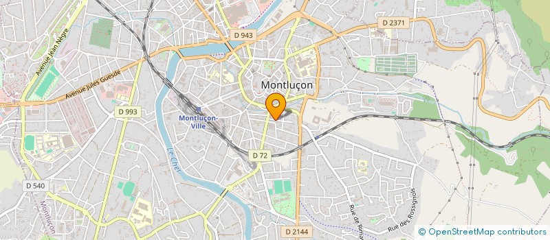 localisation de l'entreprise ASS INTERP BOURBONNAISE LOGEM  MONTLUCON