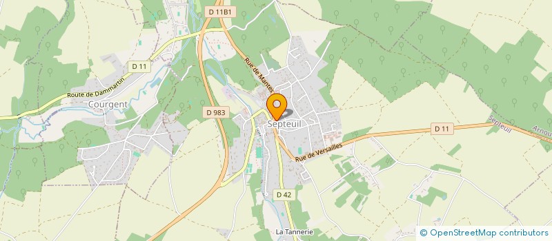 localisation de l'entreprise ASS INTERPAROISS EDUC SEPTEUIL à SEPTEUIL