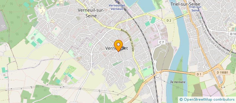 localisation de l'entreprise ASS INTERPAROISSIAL VAL SEINE à VERNOUILLET