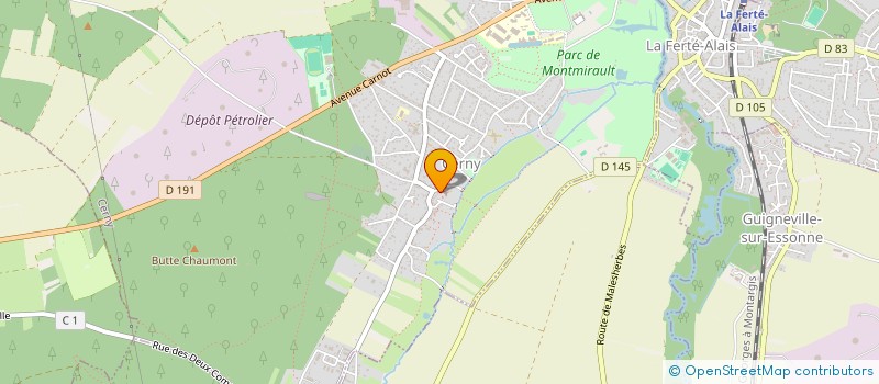 localisation de l'entreprise ASS INTERPAROISSIALE DE CERNY à CERNY