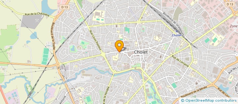 localisation de l'entreprise ASS INTERPAROISSIALE DE CHOLET à CHOLET