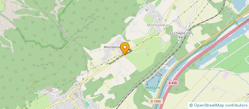 localisation de l'entreprise ASS INTERPAROISSIALE TOURNON ST VITAL  FRONTENEX