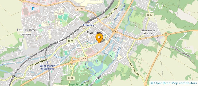 localisation de l'entreprise ASS INTERPROF MEDECINE TRAVAIL SUD IDF à ETAMPES