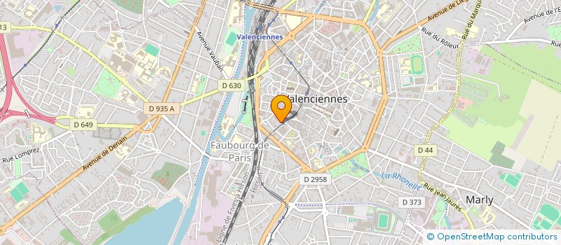 localisation de l'entreprise ASS INTERPROF SERVICES SOCIAUX à VALENCIENNES