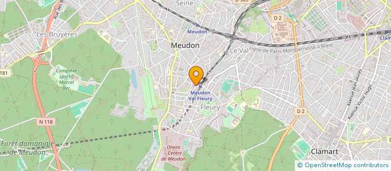 localisation de l'entreprise ASS INTERPROF SURVEILL MEDIC à MEUDON