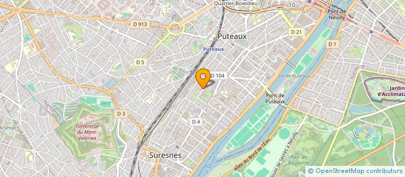 localisation de l'entreprise ASS INTERPROFES VACANCE SANTE LOISIRS RP à SURESNES