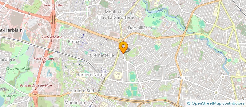 localisation de l'entreprise ASS INTERUNIVERSIT FORMAT RECHERCH JURID à NANTES