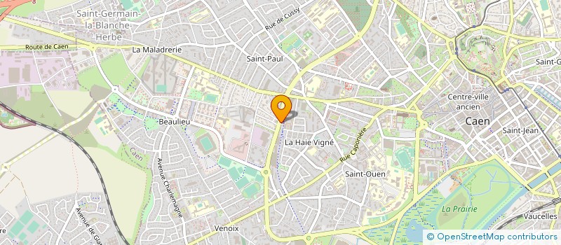 localisation de l'entreprise ASS INVENTEURS ET CHERCHEURS DE L OUEST à CAEN