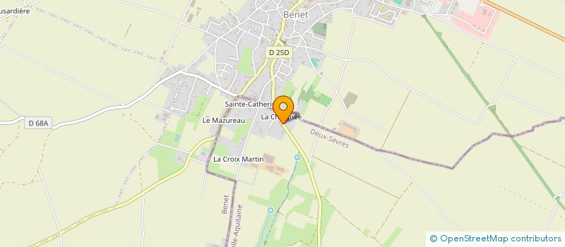 localisation de l'entreprise ASS ISIS à COULON
