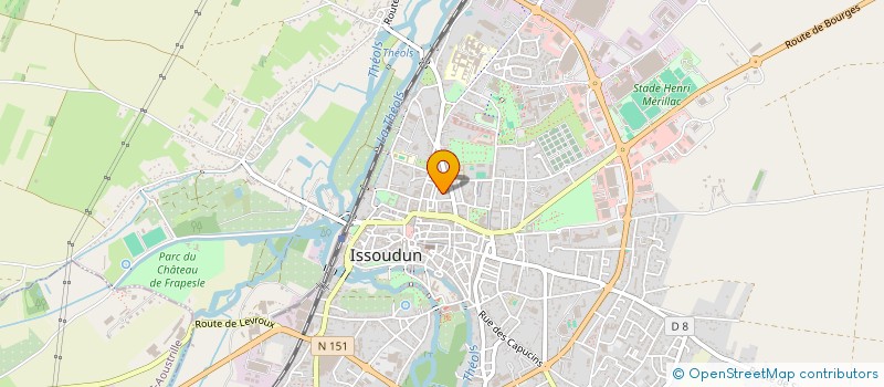 localisation de l'entreprise ASS ISSOLDUNOISE FORMATION RELIGIEUSE à ISSOUDUN