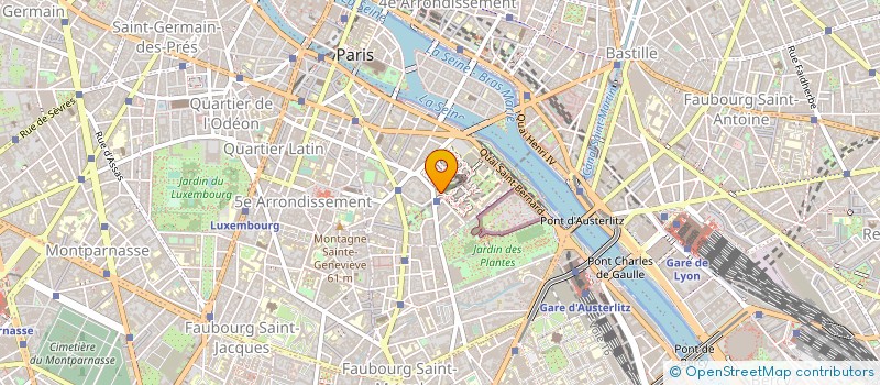 localisation de l'entreprise ASS  ISUP ETUDES  PARIS