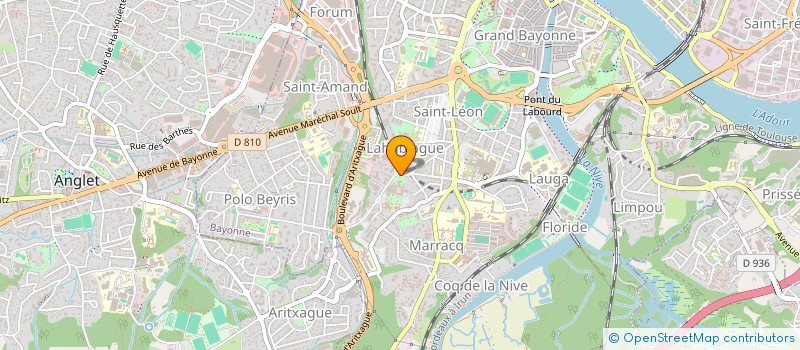 localisation de l'entreprise ASS IUP MANAGEMENT DU SPORT à BAYONNE
