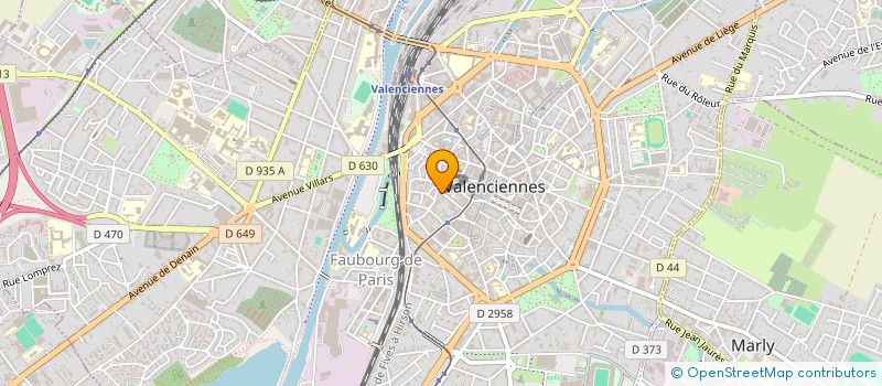 localisation de l'entreprise ASS J. MINET & J. DELETOILLE à VALENCIENNES