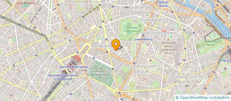 localisation de l'entreprise ASS J SOLANE MAITRISE DANSE  PARIS