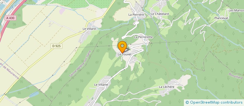 localisation de l'entreprise ASS-JADE'ENVIRONNEMENT ET ATELIER  BONVILLARD