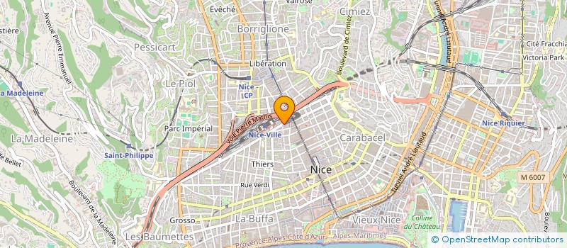 localisation de l'entreprise ASS JALMALV COTE D'AZUR à NICE