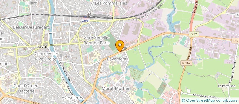 localisation de l'entreprise ASS JARDIN DE COCAGNE DU PAYS DE LAVAL à LAVAL