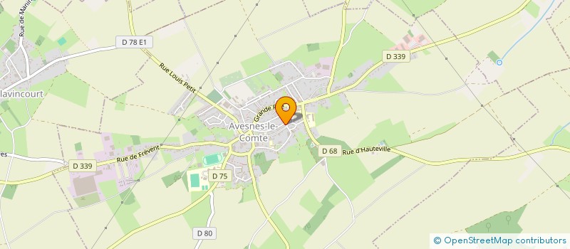 localisation de l'entreprise ASS JARDINS BIO SOLIDARITE AVESNES LE COMTE  AVESNES-LE-COMTE