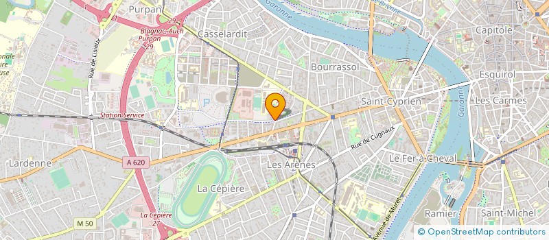 localisation de l'entreprise ASS JARDINS C.E.V.A.P.ET GIAT INDUSTRIES CTO à TOULOUSE