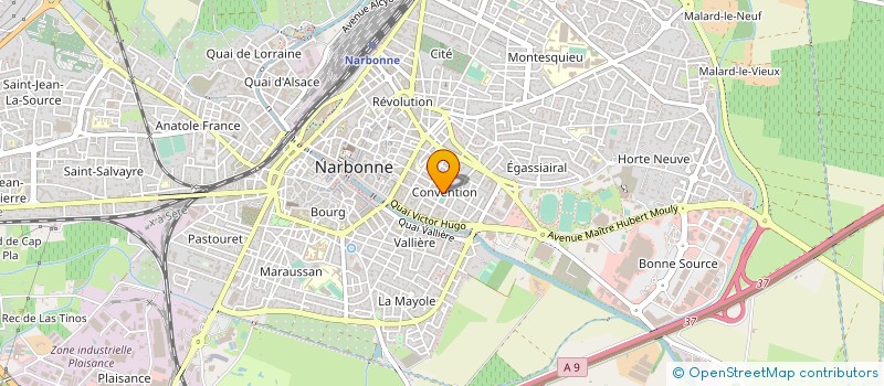 localisation de l'entreprise ASS JARDINS DE LA PETITE LICUNE  NARBONNE