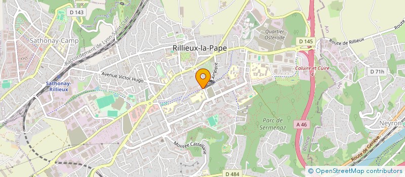 localisation de l'entreprise ASS JARDINS FAMILIAUX LES QUATRE SAISONS à RILLIEUX-LA-PAPE