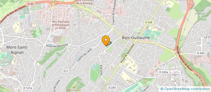 localisation de l'entreprise ASS JAZZ TIME à BOIS-GUILLAUME