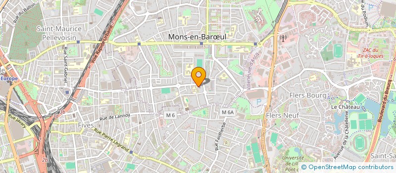 localisation de l'entreprise ASS JEAN BOSCO  MONS-EN-BARUL