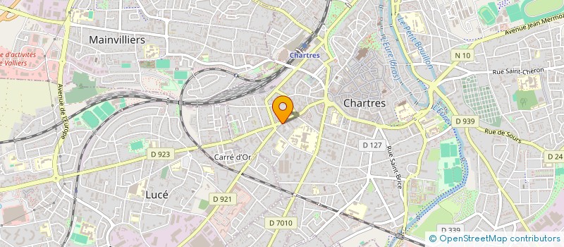 localisation de l'entreprise ASS JEANNE D ARC à CHARTRES