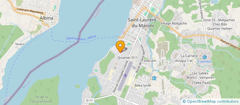localisation de l'entreprise ASS JEPIE DE  SAINT-LAURENT-DU-MARONI