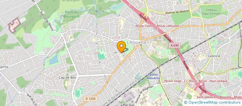 localisation de l'entreprise ASS JEU PARTAGE à PESSAC