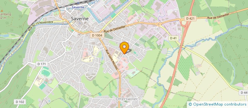 localisation de l'entreprise ASS JEUNE CHAMBRE ECON SAV REG  SAVERNE