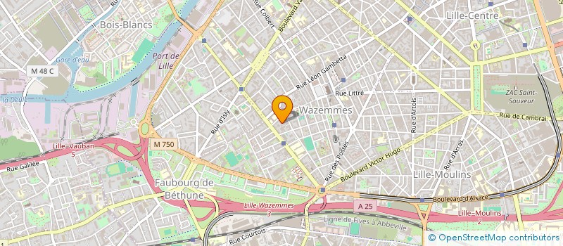 localisation de l'entreprise ASS JEUNE ENFANCE NORD à LILLE
