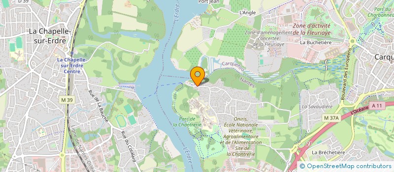 localisation de l'entreprise ASS JEUNES CUISINIERS DU JARDIN NANTAIS  NANTES