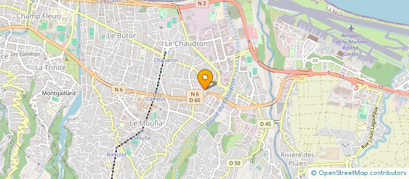 localisation de l'entreprise ASS JEUNES DE BOIS ROUGE à SAINT-DENIS