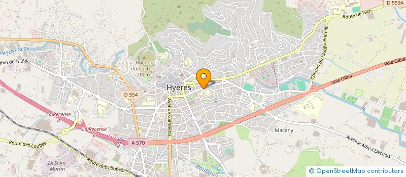 localisation de l'entreprise ASS JEUNES DE L'AUMONERIE BONNE NOUVELLE à HYERES