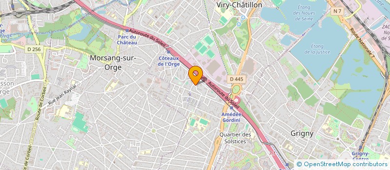localisation de l'entreprise ASS JEUNES DIOCOU DE FRANCE à VIRY-CHATILLON