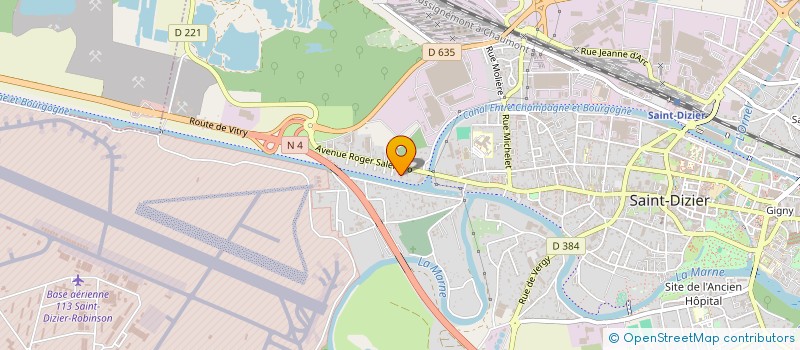 localisation de l'entreprise ASS JEUNES LOISIRS à SAINT-DIZIER