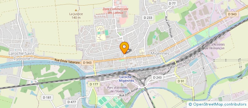 localisation de l'entreprise ASS JEUNES MAROCAINS DE RANCE à MIGENNES