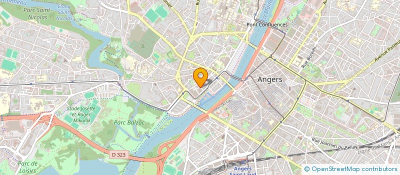 localisation de l'entreprise ASS JEUNES PRATICIENS QUETE CONNAISSANCE à ANGERS