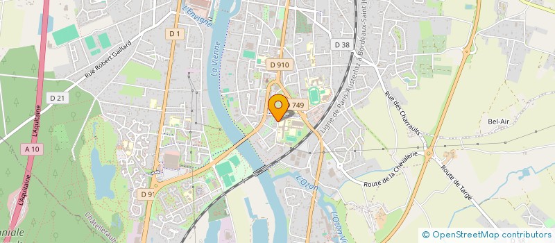 localisation de l'entreprise ASS JEUNES QUI SE BATTENT POUR AVENIR  CHATELLERAULT