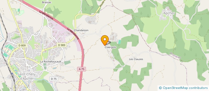 localisation de l'entreprise ASS  JEUNES TRAVAILLEURS HANDICAPES  SAINT-CHELY-D'APCHER