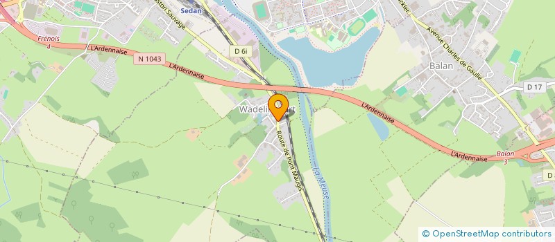 localisation de l'entreprise ASS JEUNESSE DE WADELINCOURT  WADELINCOURT