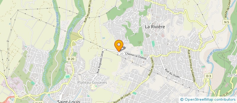 localisation de l'entreprise ASS JEUNESSE DU RUISSEAU à SAINT-LOUIS
