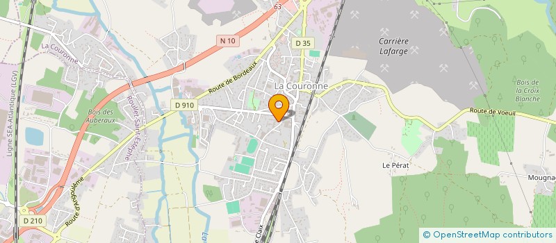 localisation de l'entreprise ASS JEUNESSE ET LOISIRS LA COURONNE à LA COURONNE
