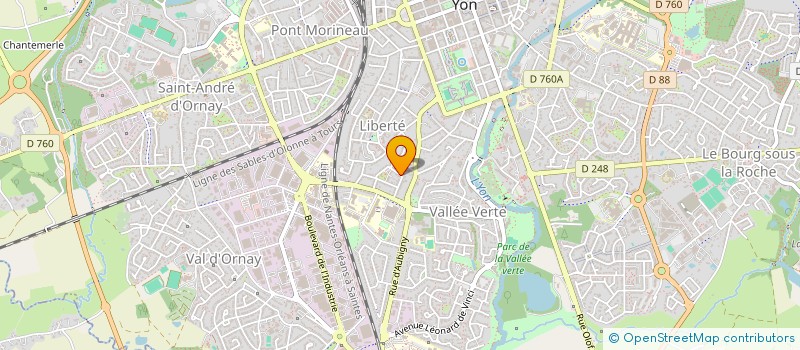 localisation de l'entreprise ASS JEUNESSE ET TECHNIQUE à LA ROCHE-SUR-YON