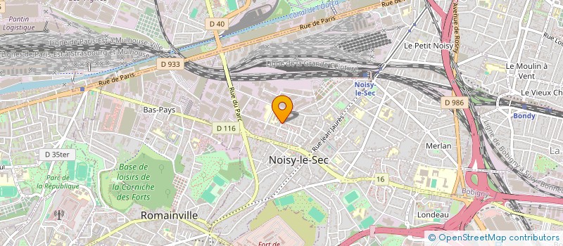 localisation de l'entreprise ASS  JEUNESSE EVASION à NOISY-LE-SEC