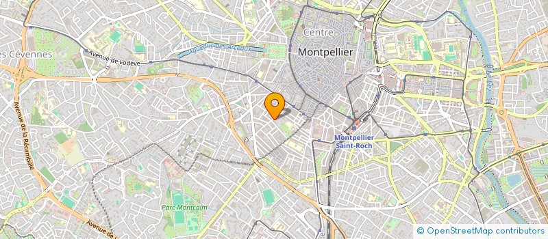 localisation de l'entreprise ASS JEUNESSE LA GERBE à MONTPELLIER